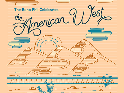 The American West Concert Poster