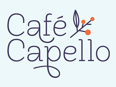 Cafe Capello Logo branding cafe cafe branding cafe logo coffee coffee logo logo vector