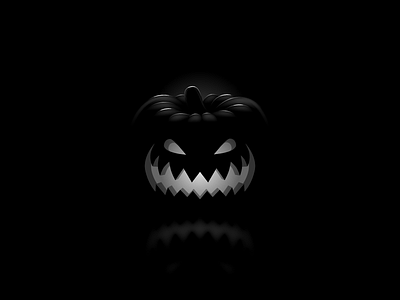 Pumpkin black candle halloween horror jack o lantern light noir pumpkin scarry smile