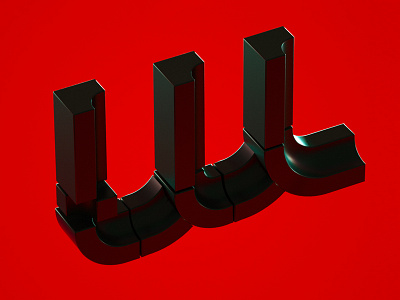 W 3d c4d data design isometric logo lowpoly mit tech twitch type typography wired