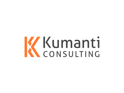 Kumanti Logo arrow brand branding consulting graphic design icon india logo mark