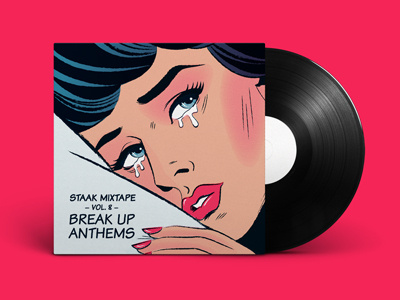 Mixtape - Break Up Anthems ai design illustration illustrator vector
