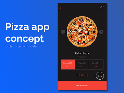 Pizza App Concept