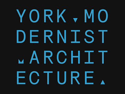 York Modernist Architecture