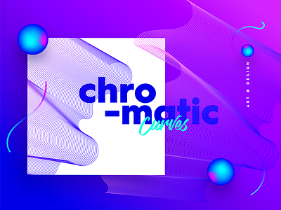 Chromatic Curves chromatic color curves design letter lines type