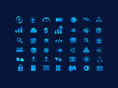 saas icons billing iconography icons iconset saas software