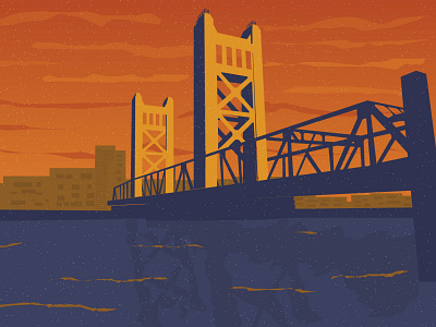 Sacramento illustration illustrator sacramento vector