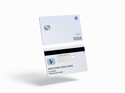 Novel Financial Debit Card banking credit card debit card halftone