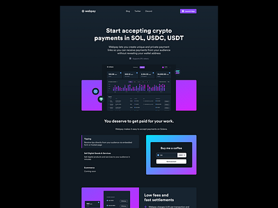 Webpay Landing Page