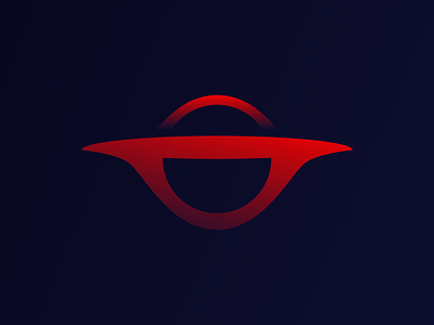 Utopeon Logo black hole branding gaming logo logomark space web3