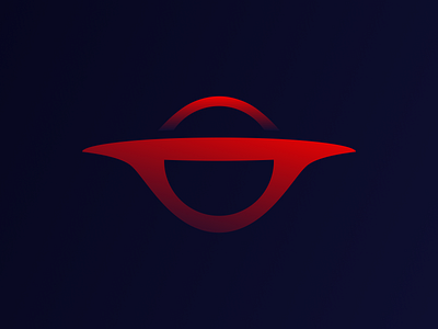 Utopeon Logo black hole branding gaming logo logomark space web3