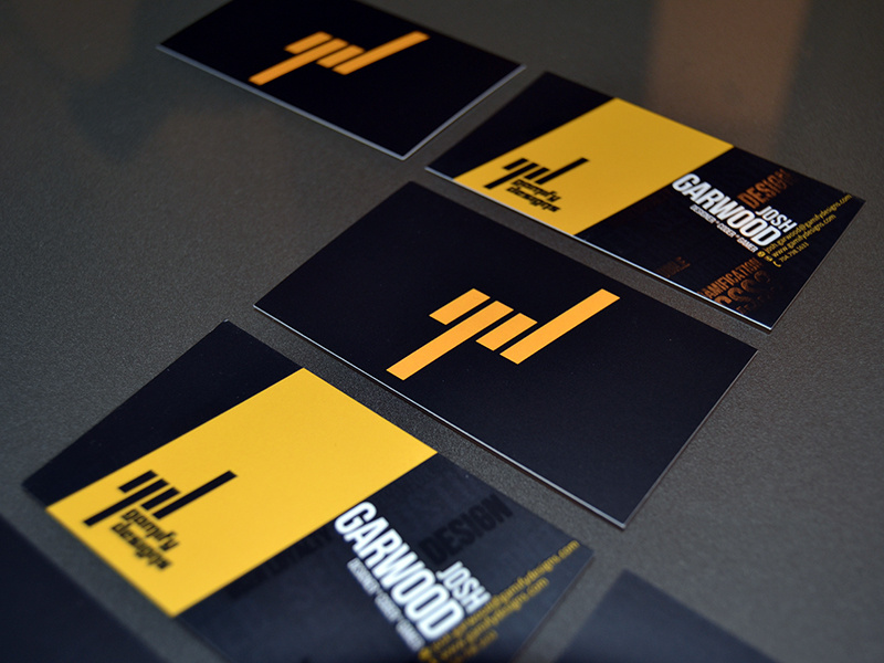 Gamify Designs business card branding identity logo business card