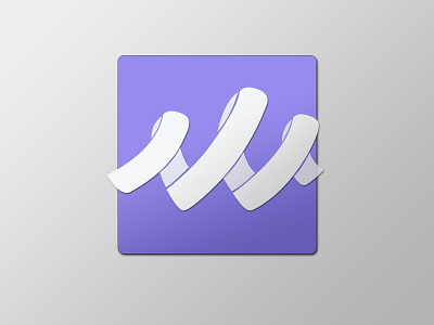 Nobly App Icon app app icon icon logo mobile nobly purple