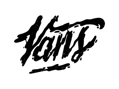 Vans series - VI font handlettering handmadefont lettering type typography