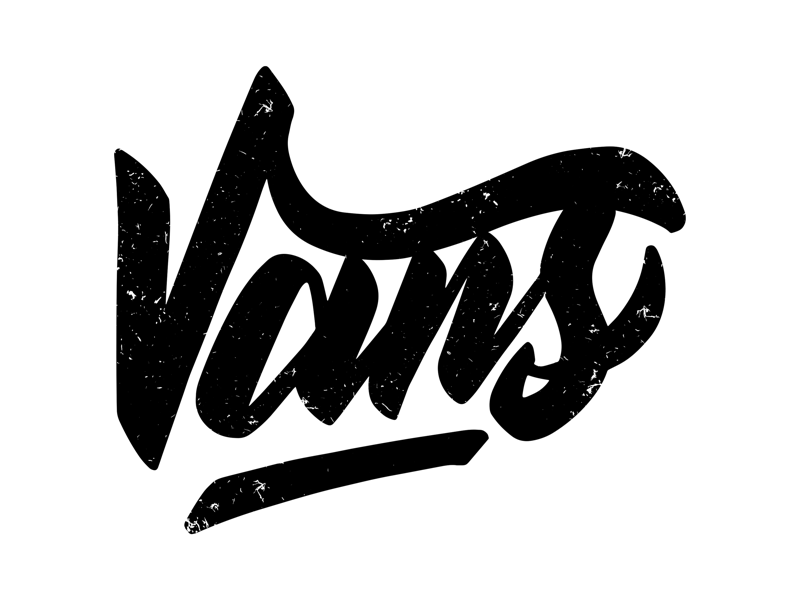 vans lettering
