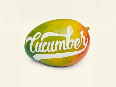 Mango artoftype colours cucumber customlettering customtype design font fruit fruits handlettering handmadefont lettering mango posca texture textured textures type typography