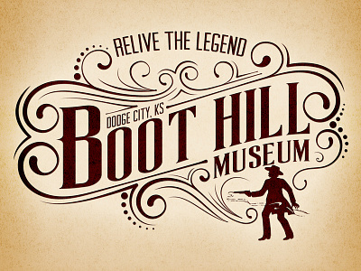 Boot Hill Museum Logo branding logo