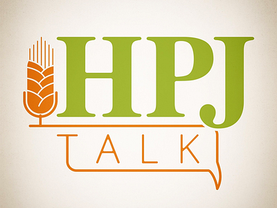 HPJ Talk Logo branding heather noll design hnd hpj illustrator logo podcast