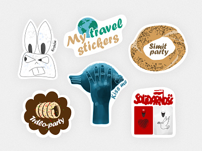 Travel stickers art design graphic design illustration sticker stickerpack stickers travel travelling