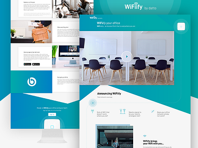 Datto WiFiify — April Fools april fools sketch ui web design