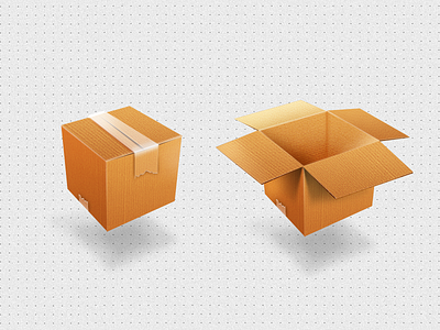 Boxes Icons for Mylikesbox box boxes cardboard cardbox empty icon mylikesbox opened paper skotch