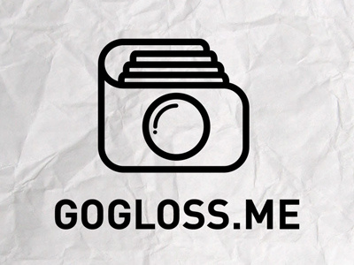 Gogloss.me Logo branding camera gloss identity logo minimal photo vector