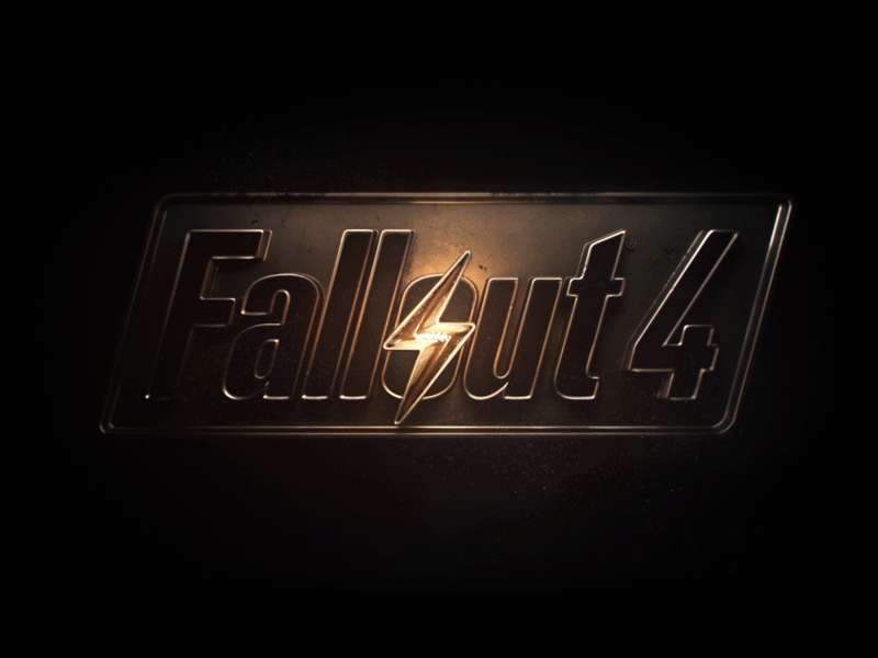 Fallout4 Logo animation fallout4 logo 3d social post
