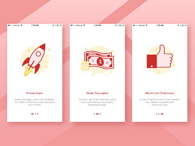 Onboarding Screens app design illustration mobile ui ui design