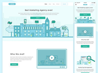 #Exploration | Landing Page for Marketing Agency