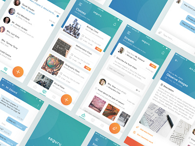 Online Class - seguru Mobile App Design