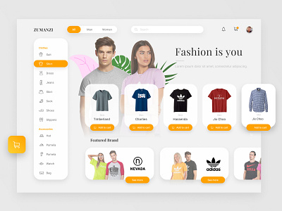 Exploration | Online Fashion Store branding clean design store ui ui ux design ui design user interface ux web design