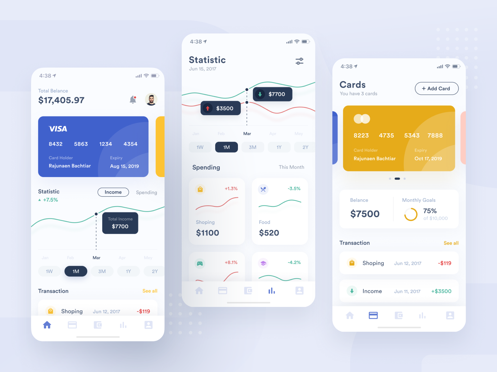 #Exploration | Wallet App by Yafi Asyam for Omnicreativora on Dribbble