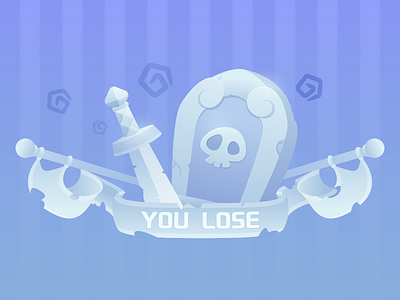 lose game illustration lose