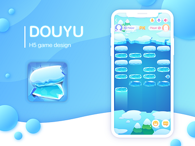 Ice game ice icon illustration ui