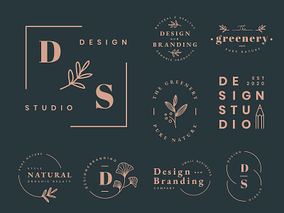 Nature Inspired Logos & Badges