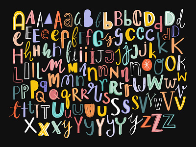 Alphabet Letters | Unique Fonts
