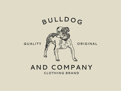 Retro Style Dog Logo Template | Vintage Branding Design