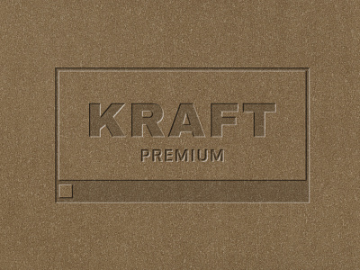 Kraft PSD Logo Effect | Sustainable Branding Design