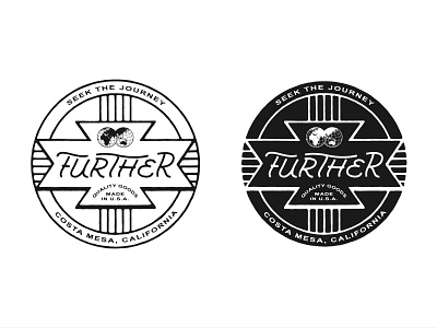 Further brand badges branding design illustration lettering logo type typography vector