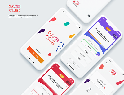 Game Quiz - Mobile Game UI dribbble dribbble best shot dribbble invitation dribbble invite dribble game game app game art game design game ui quiz app quiz game ui ui ux ui ux design ui design uidesign user experience user interface design userinterface