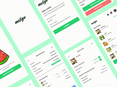 Melijo App UI Design ui