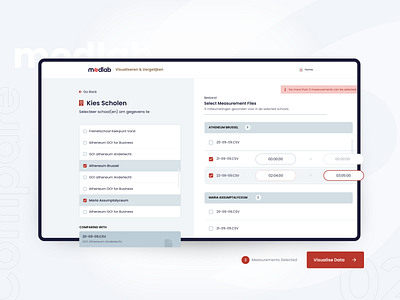 Data Comparison Interface