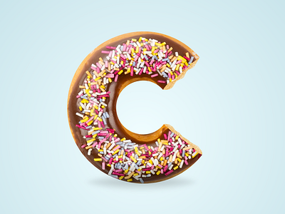Calorific Icon app calories donut food icon sprinkles
