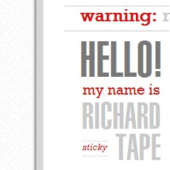 Coming Soon Teaser @font face css3 helvetica rockwell