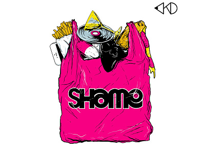 Shame consumerism illustration shopping south africa