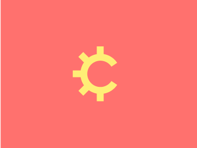 C Sun app brand c clear climate design icon icons identity letter logo logomark mark sun sunny type weather