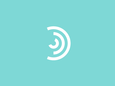 D d design identity logo mark movement type typography wifi