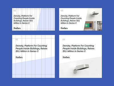 Density Fundraise Announcement Ad ads ads design advertisement announcement branding branding design density facebook forbes grid grid layout identity instagram kleiner perkins layout linkedin marketing people count quote sensor