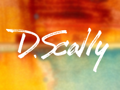 Dan Scally Logotype hand drawn hand lettering identity logotype