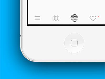 Howly Screens app blue clean icons ios ui ui design white